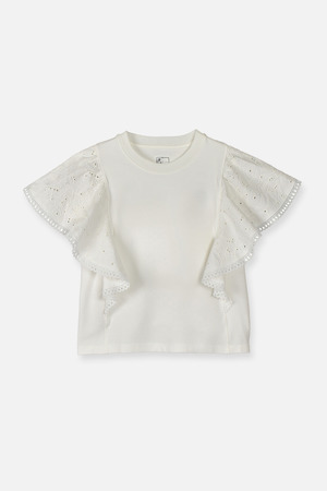 Ruffle Sleeve Tシャツ