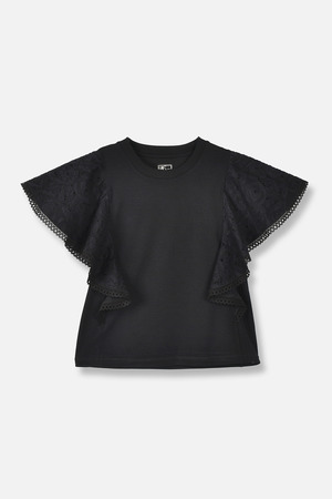 Ruffle Sleeve Tシャツ