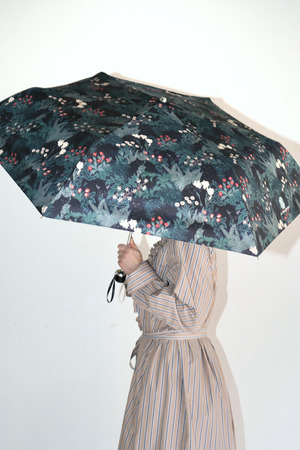 CHAT NOIR print umbrella（折畳傘）