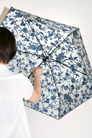 陶器小花  print umbrella（折畳傘）