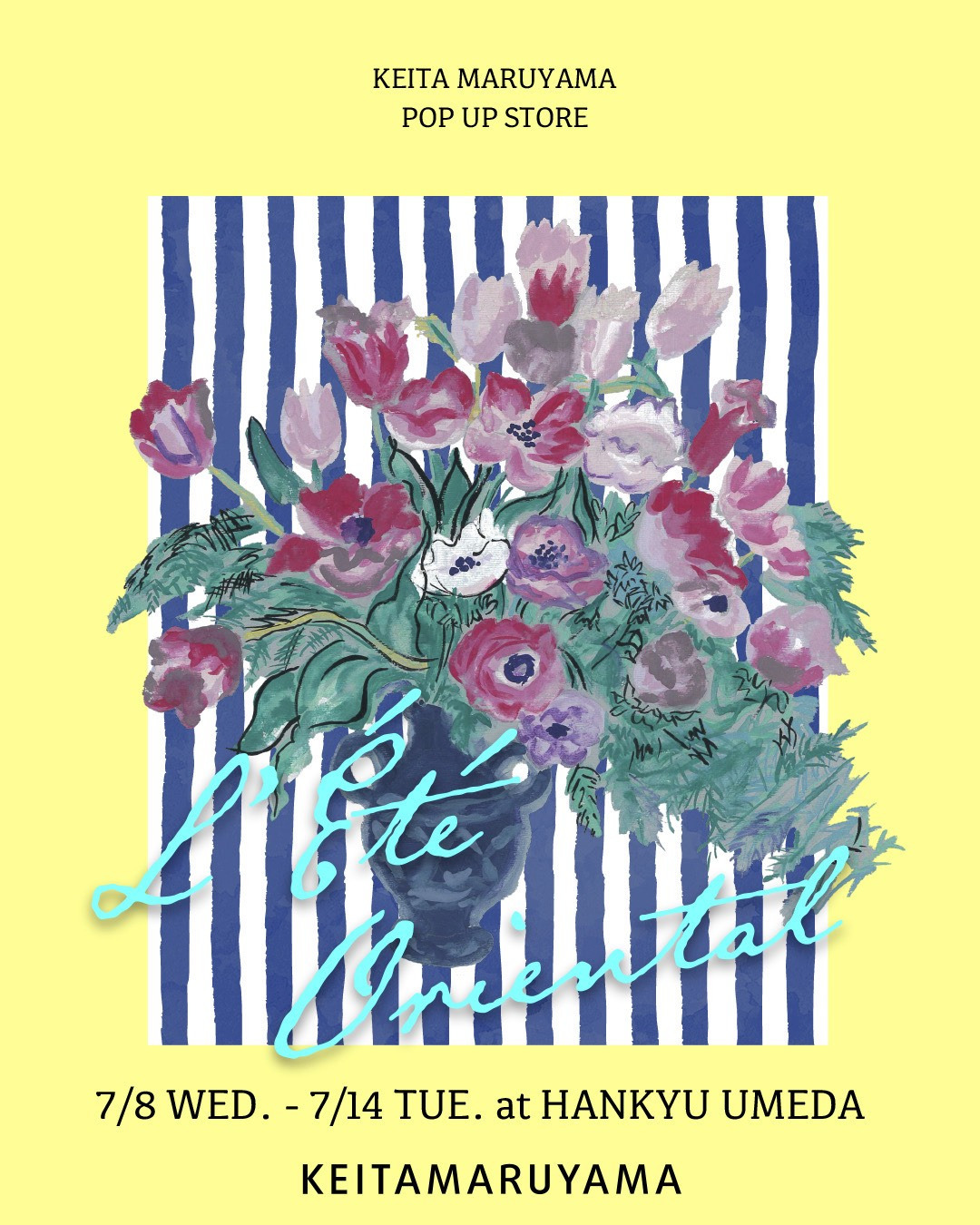 Hankyu Umeda POP UP STORE ＜ L&rsquo;&Eacute;t&eacute; Oriental ＞